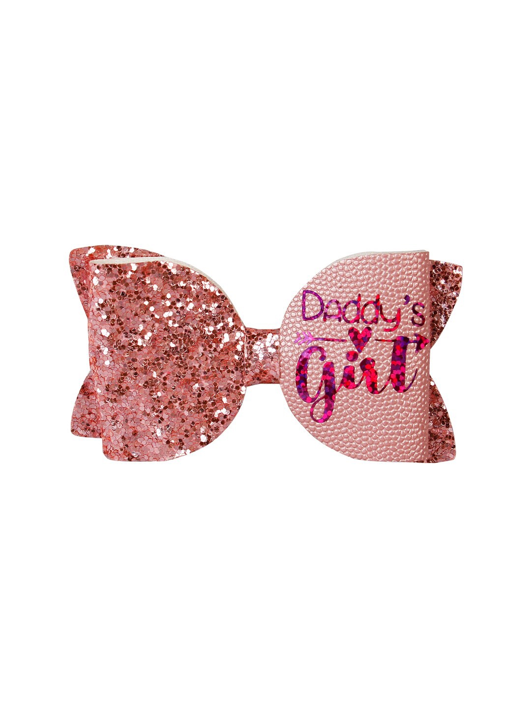 

Aye Candy Girls Daddy's Girl Embellished Alligator Hair Clip, Pink