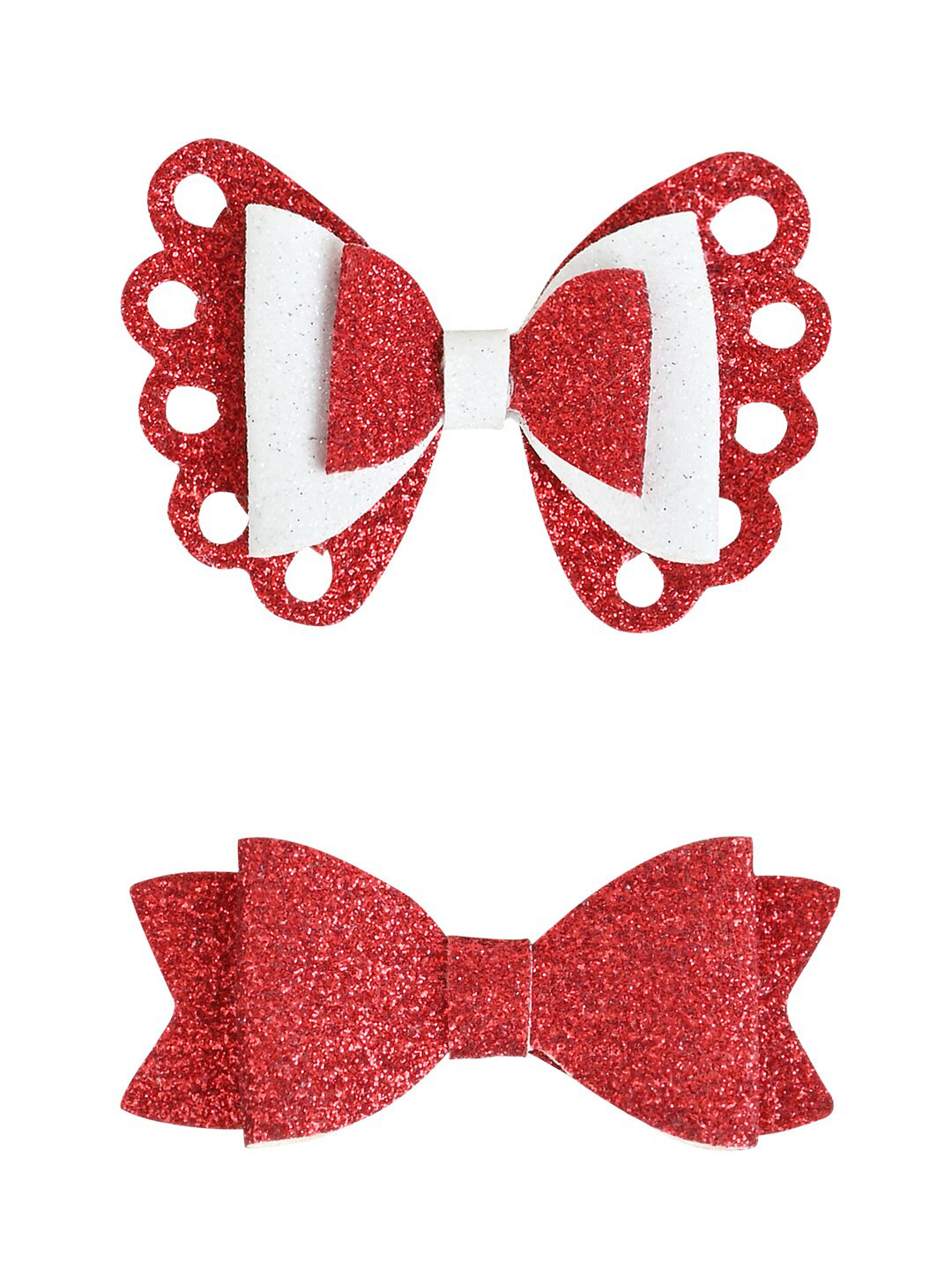 

Aye Candy Girls Set of 2 Alligator Hair Clip, Red