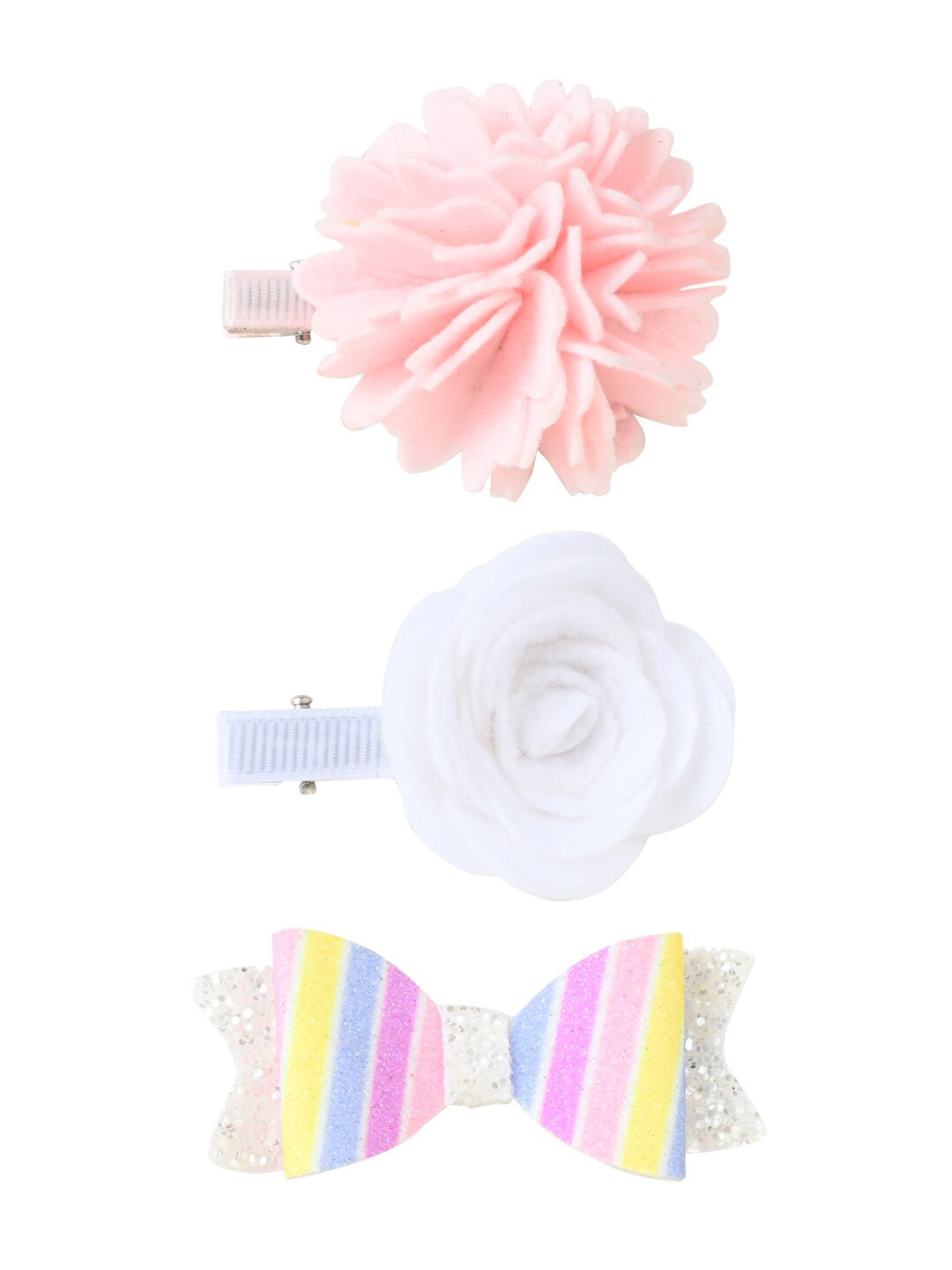 

Aye Candy Girls Set of 3 Alligator Hair Clip, Pink