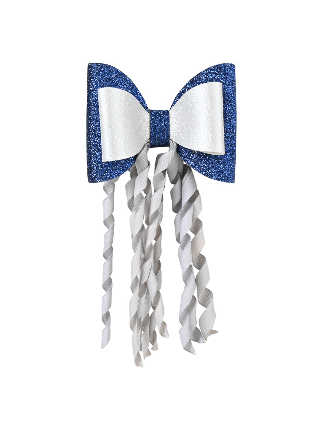 

Aye Candy Girls Embellished Dangler Bow Alligator Hair Clip, Blue