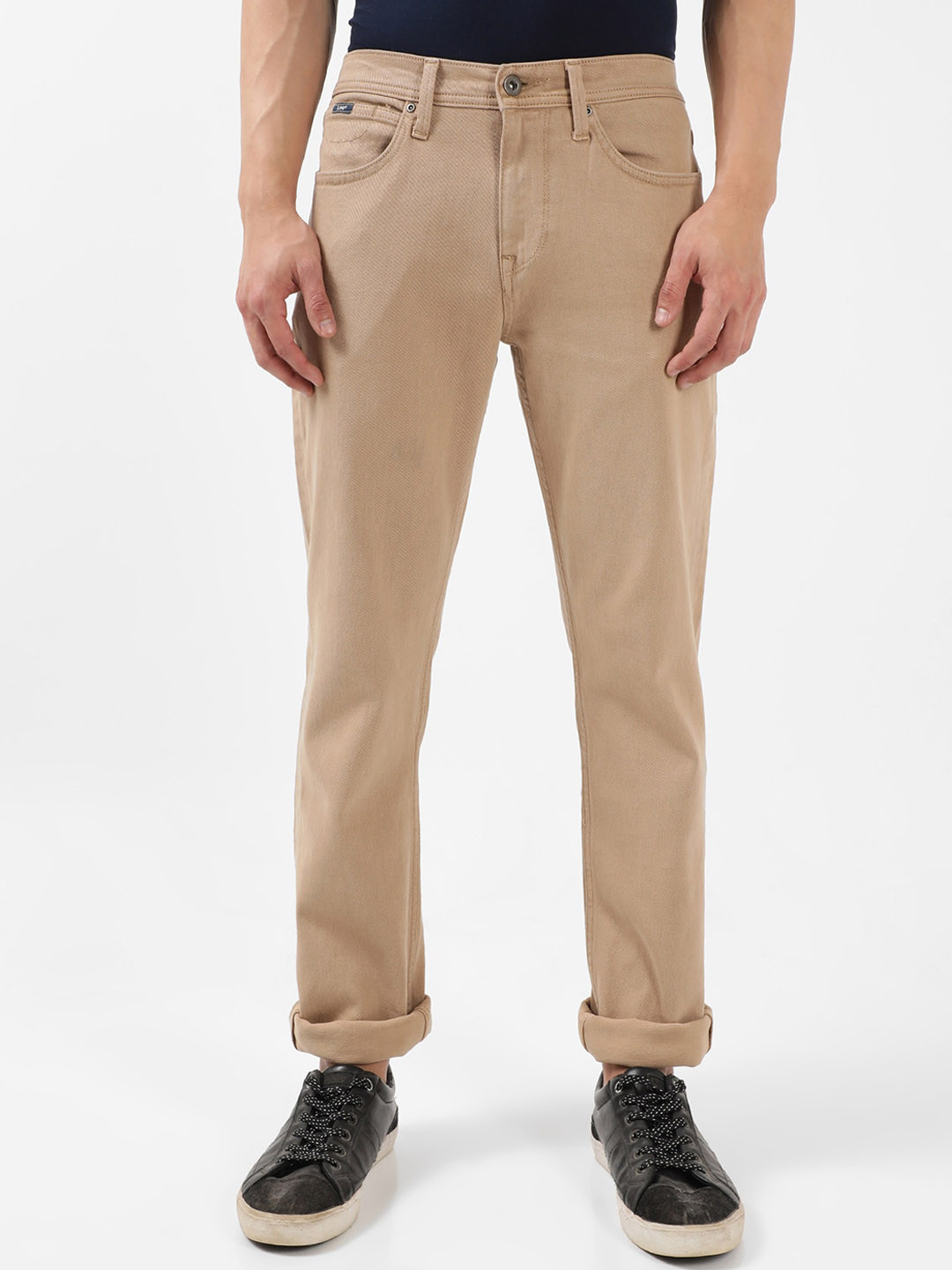 

Lee Men Slim Fit Mid-Rise Cotton Jeans, Beige