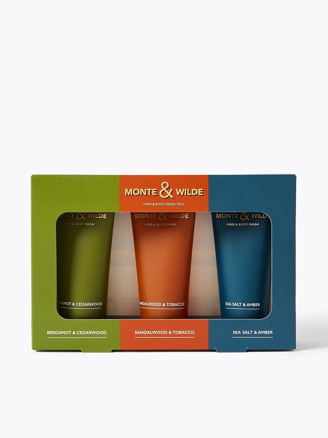 

Marks & Spencer MONTE & WILDE Hair & Body Wash Trio, Multi