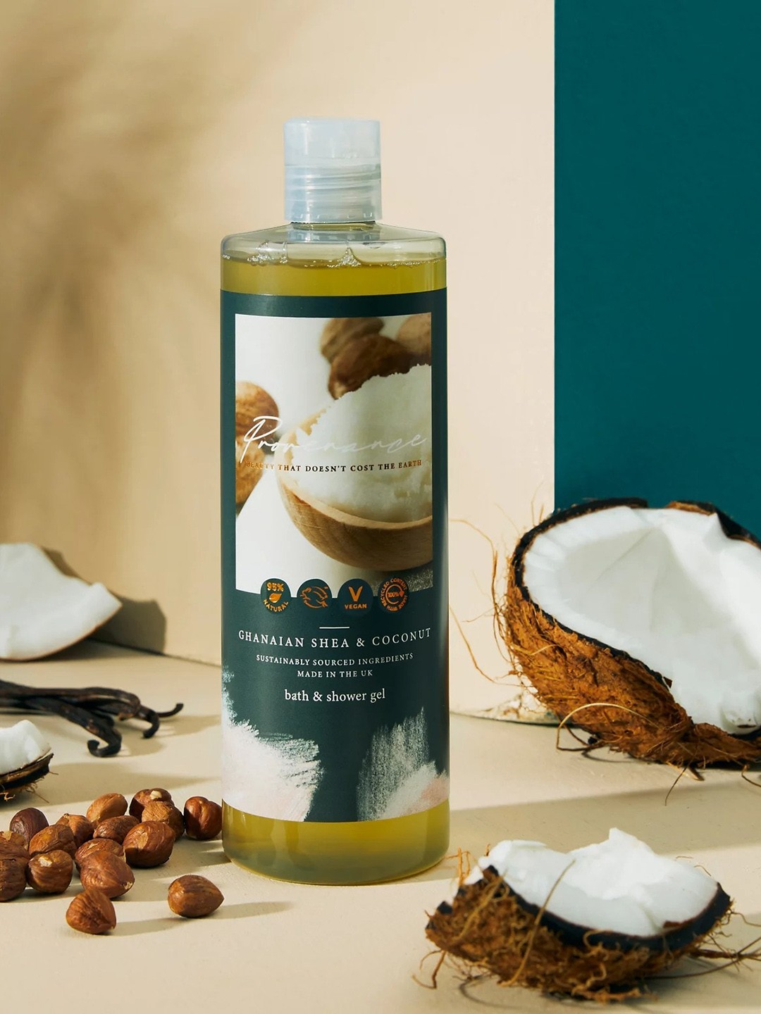 

Marks & Spencer Provenance Ghanian Shea & Coconut Bath & Shower Gel 500 ml, Green