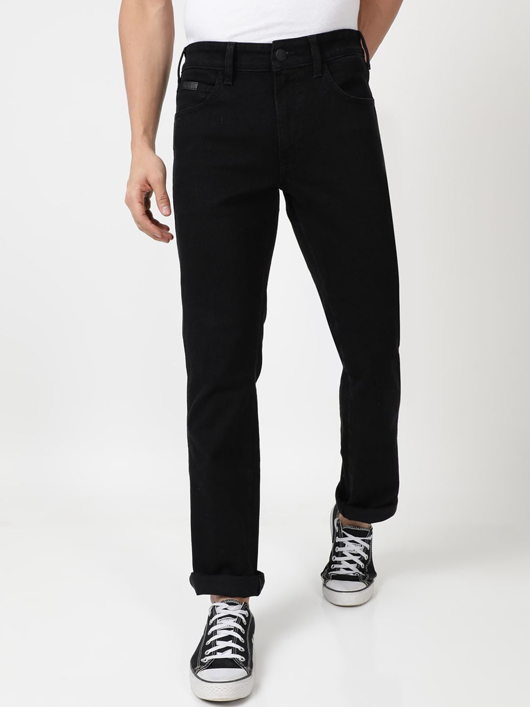 

Wrangler Men Millard Cotton Jeans, Black