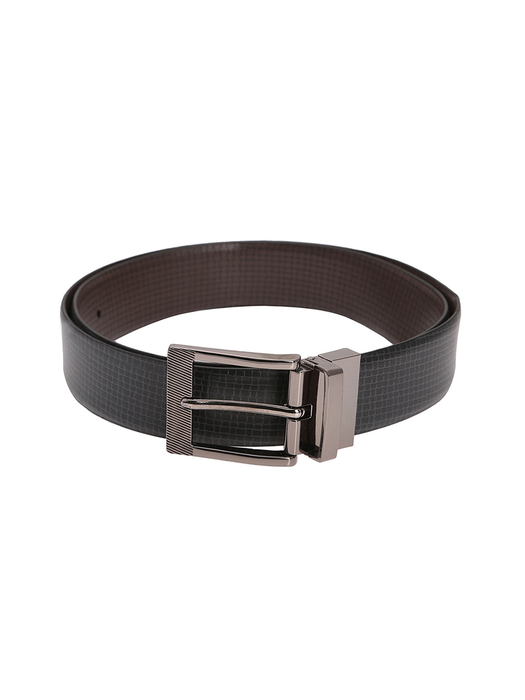 

Alvaro Castagnino Men Black & Brown Solid Reversible Leather Belt