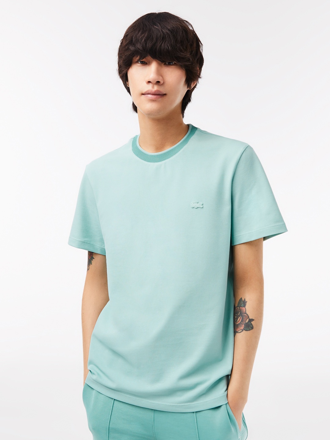 

Lacoste Round Neck Regular Fit T-shirt, Blue