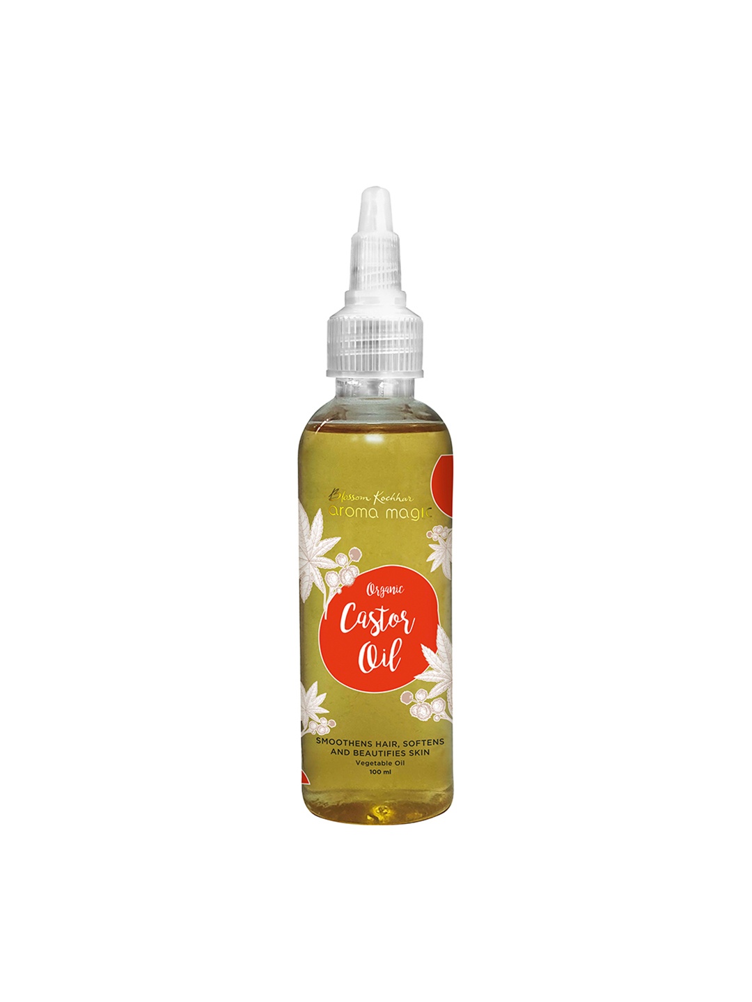 

Aroma Magic Cold-Pressed Organic Olive Carrier Oil for Skin & Hair - 100ml, Green