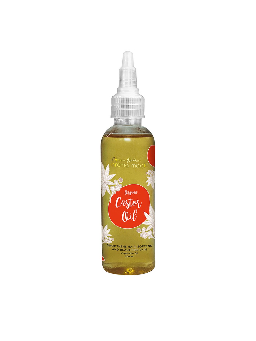 

Aroma Magic Blossom Kochhar Organic Castor Oil to Beautify Skin - 200 ml, Green