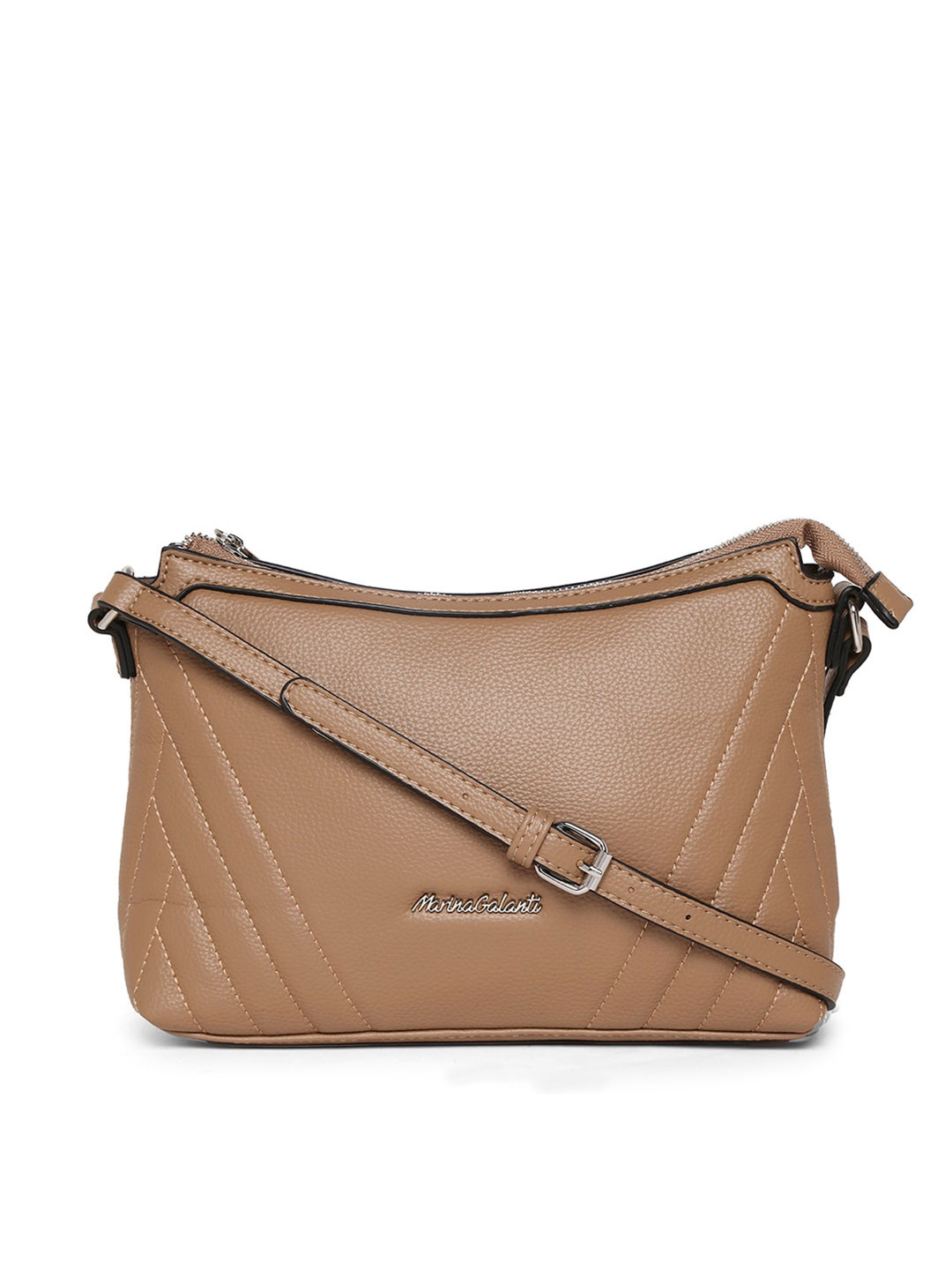 

Marina Galanti Soft PU Material Medium Size Crossbody Bag, Brown