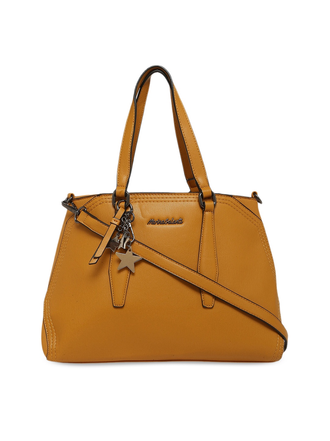Marina Galanti Midnight Sonata Senape Soft One Size Handbag, Mustard