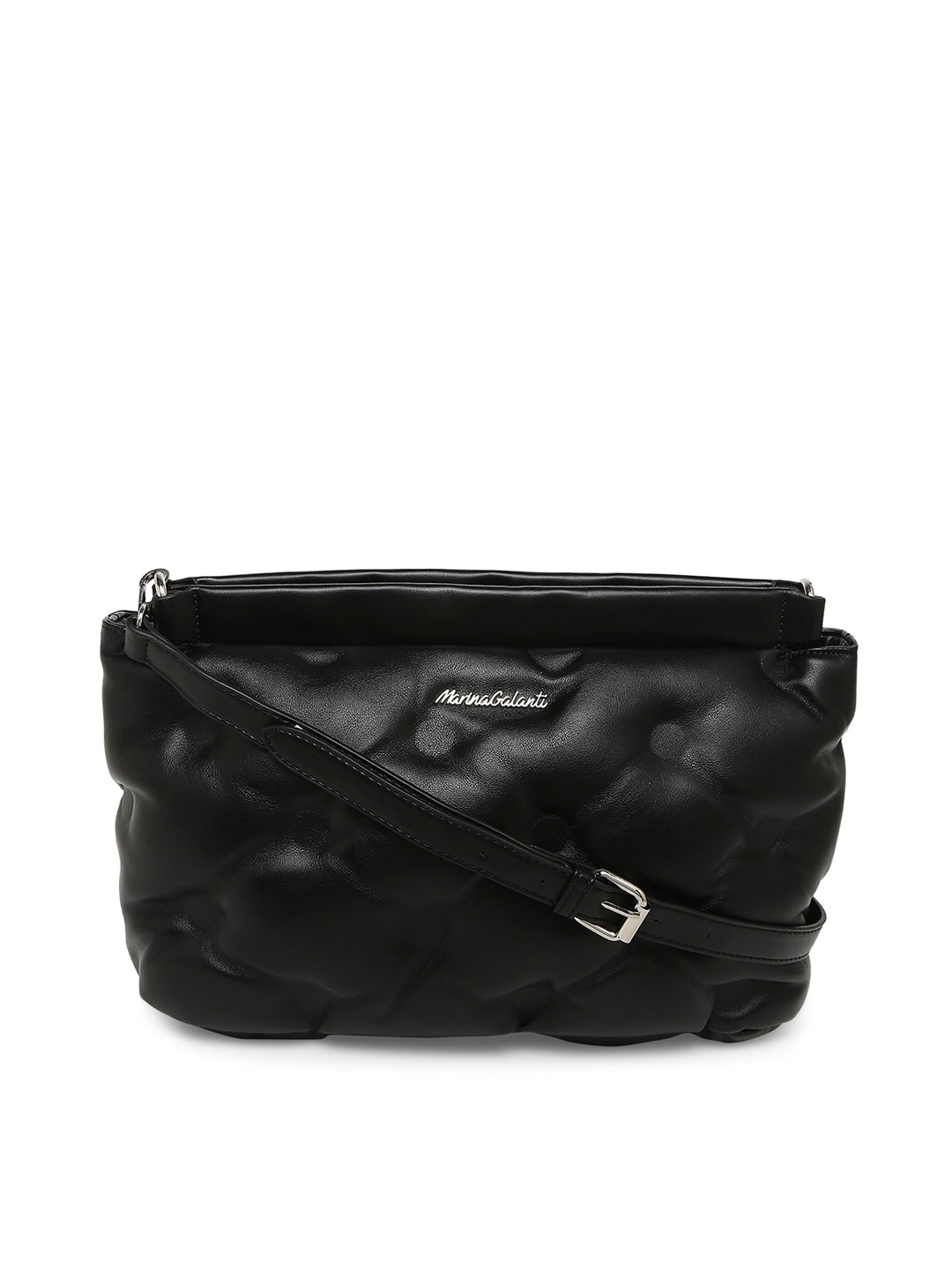 

Marina Galanti Swagger Sling Bag With Quilted Detail, Black