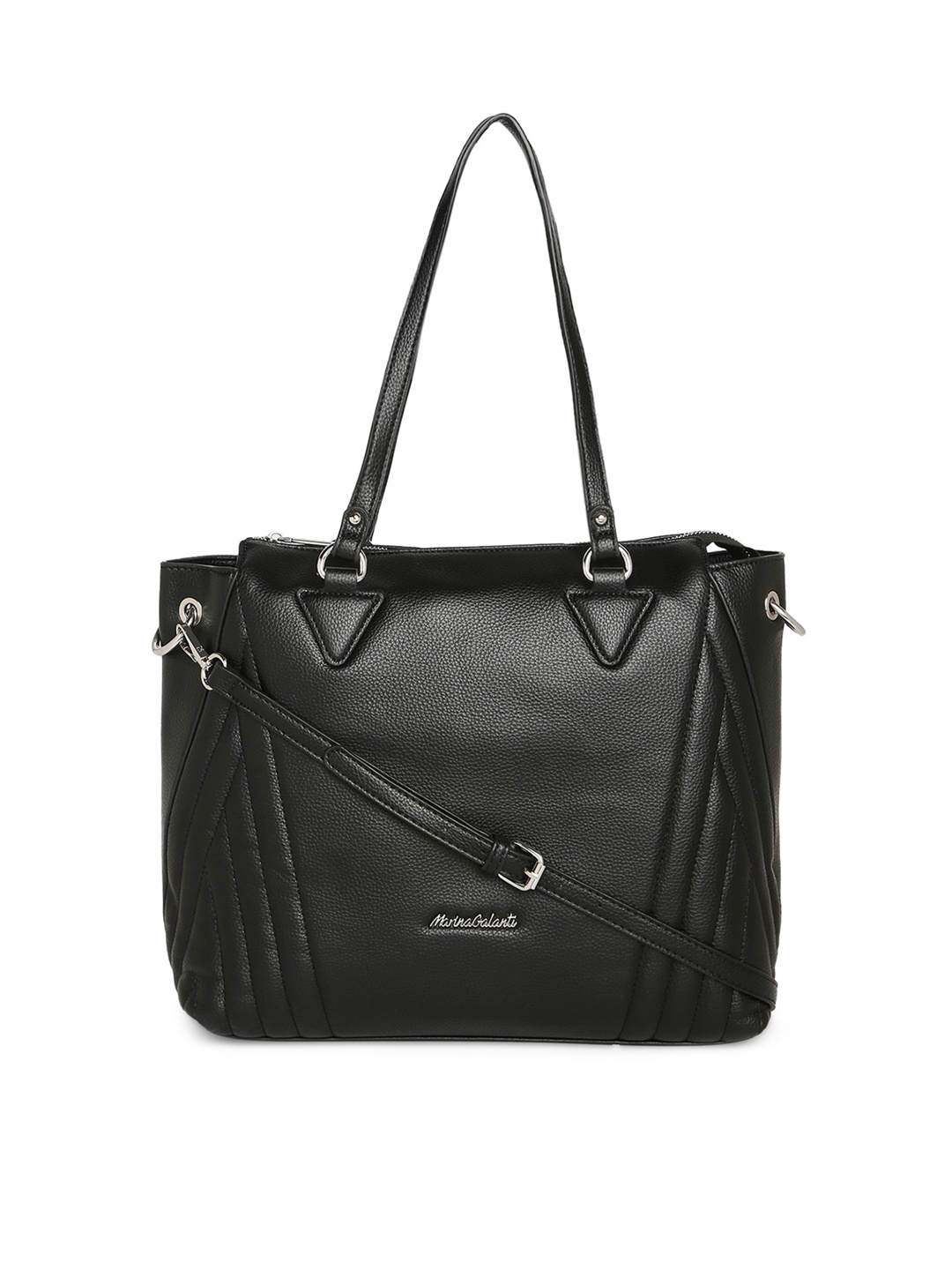 

Marina Galanti Structured Handheld Bag, Black