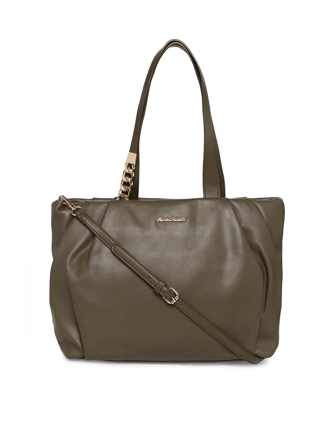 Marina Galanti Structured Shoulder Bag, Green