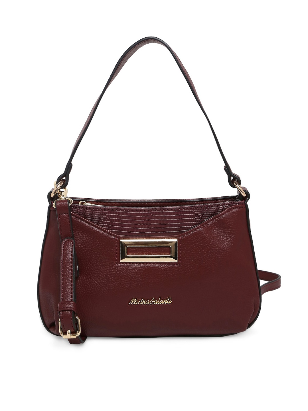 

Marina Galanti Structured Shoulder Bag, Maroon