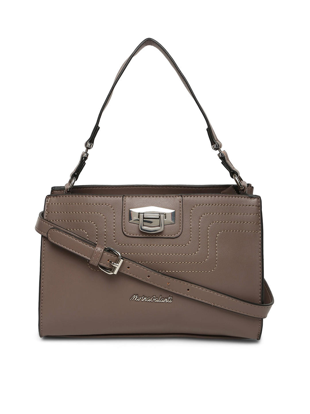 

Marina Galanti Midnight Sonata Structured Handheld Bag, Brown