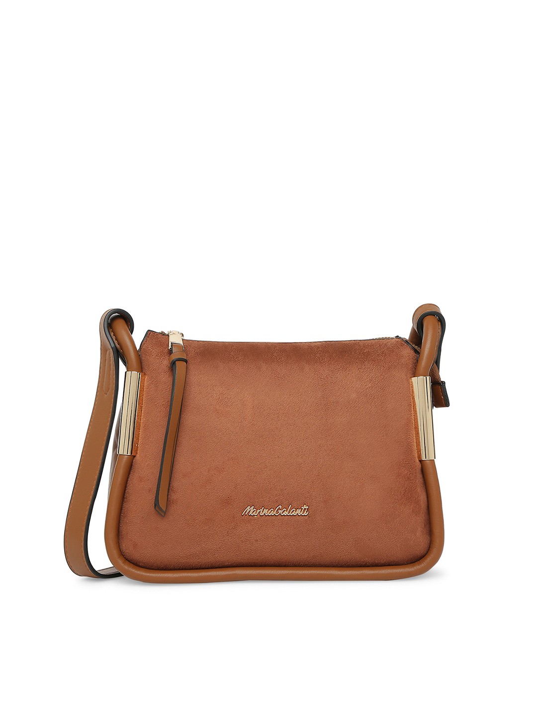 

Marina Galanti Soft PU Material Medium Size Crossbody Bag, Brown