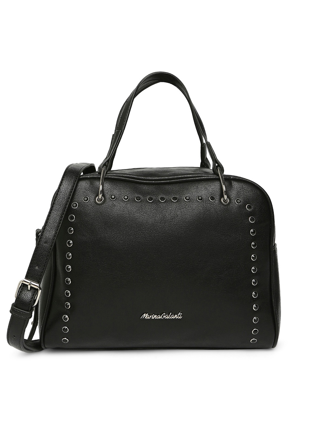 

Marina Galanti PU Medium Structured Handheld Bag, Black