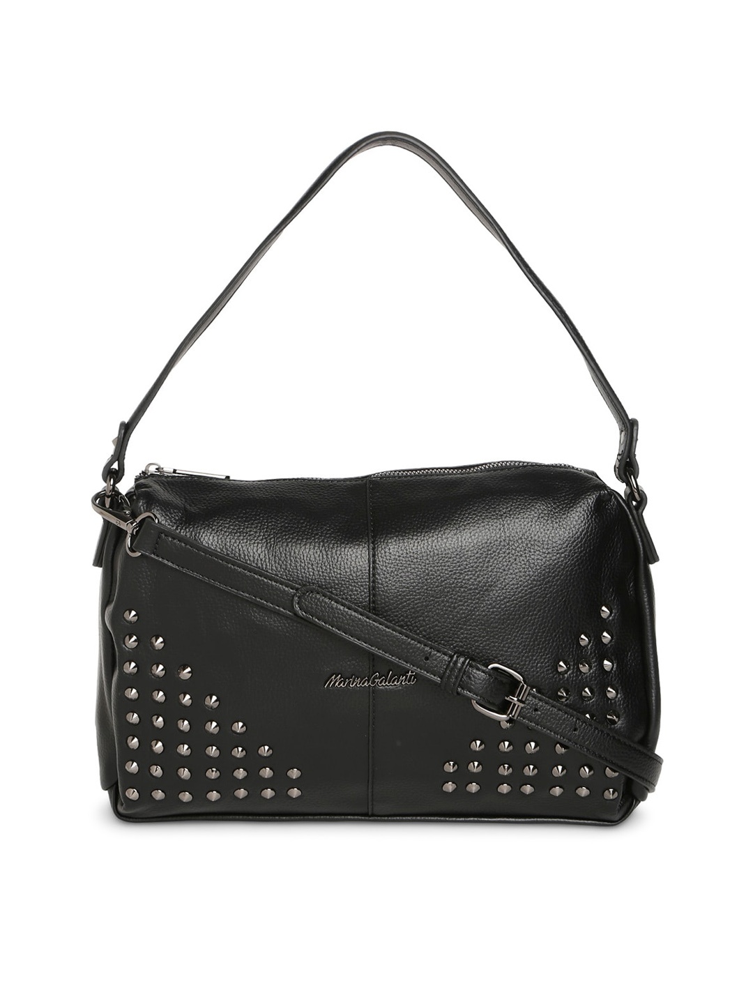 

Marina Galanti Embellished Structured Handheld Bag, Black