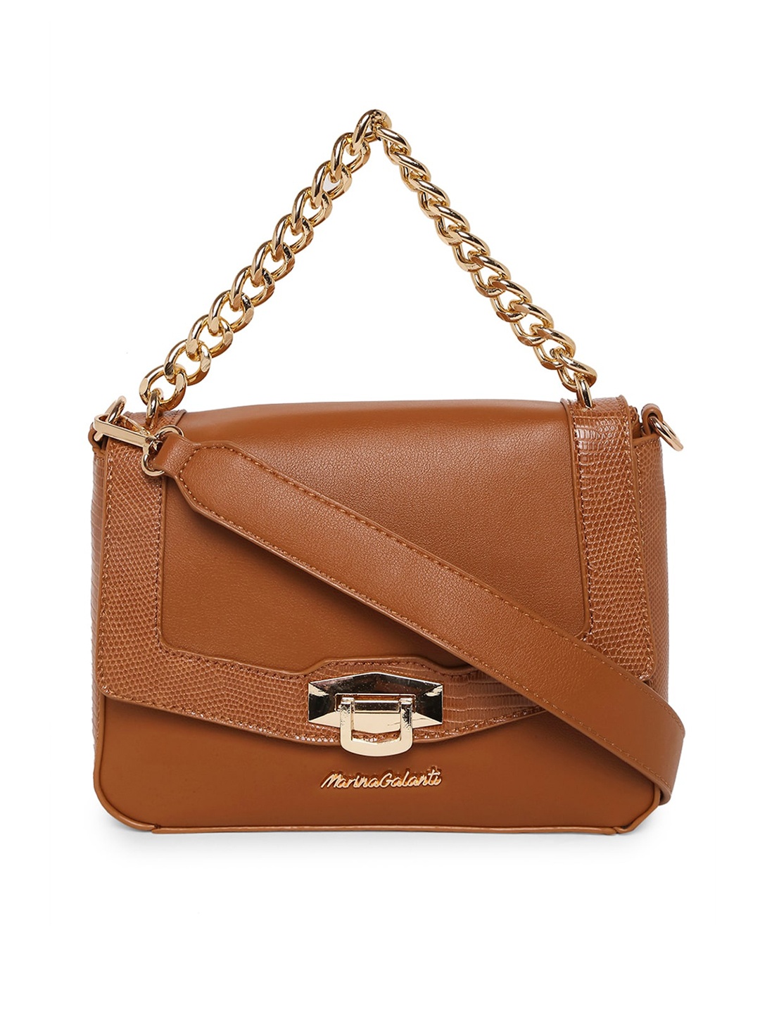 

Marina Galanti Textured Structured Sling Bag, Brown