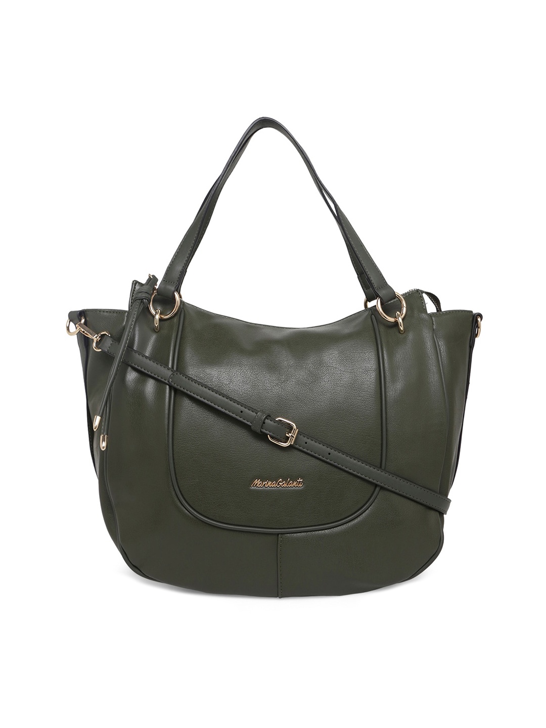 Marina Galanti Detachable Sling Strap Swagger Handheld Bag, Green