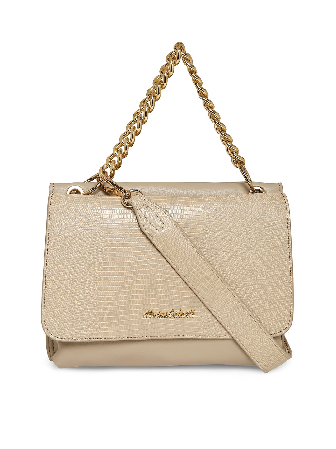 

MARINA GALANTI Midnight Sonata Beige Soft Handbag