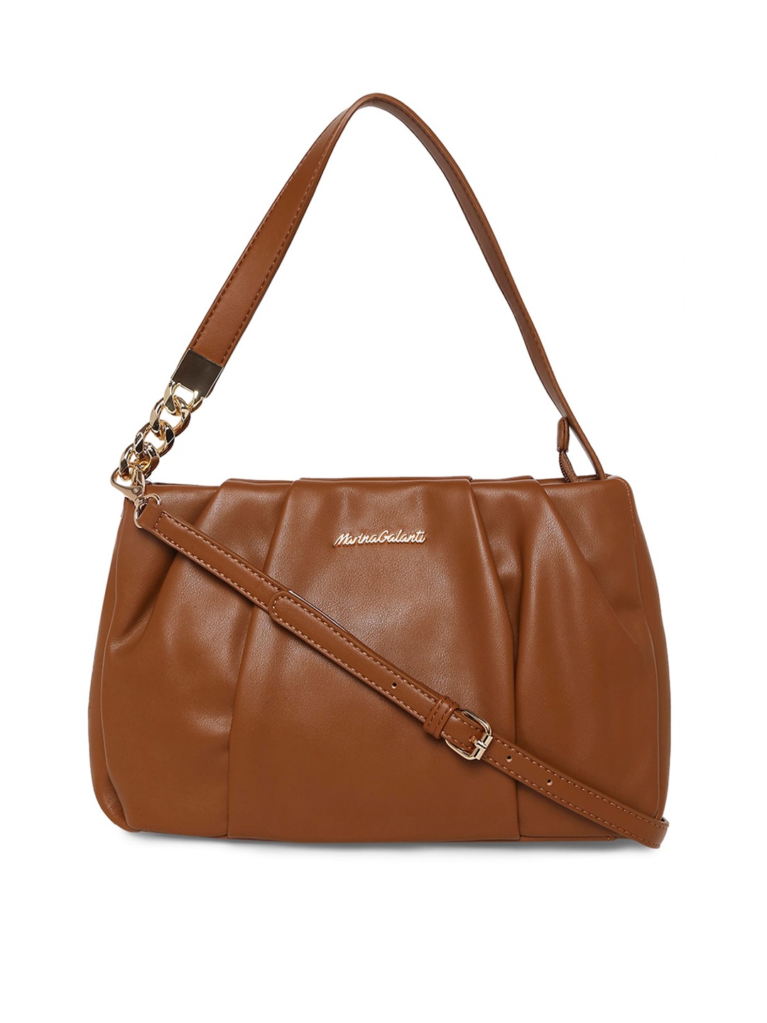 

Marina Galanti Structured Shoulder Bag, Brown