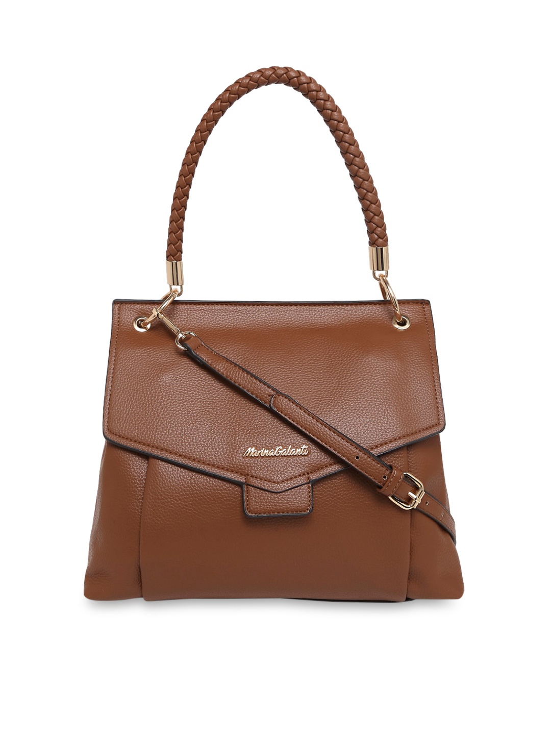 

Marina Galanti Detachable Sling Strap Structured Handheld Bag, Brown