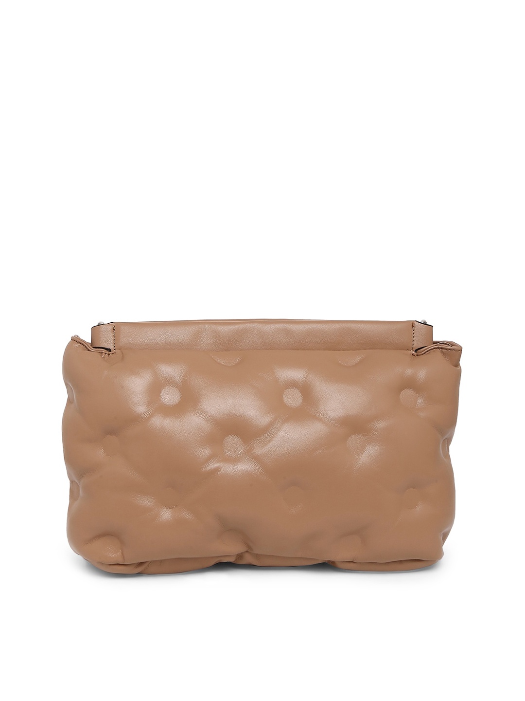 

Marina Galanti PU Textured Structured Sling Bag, Beige