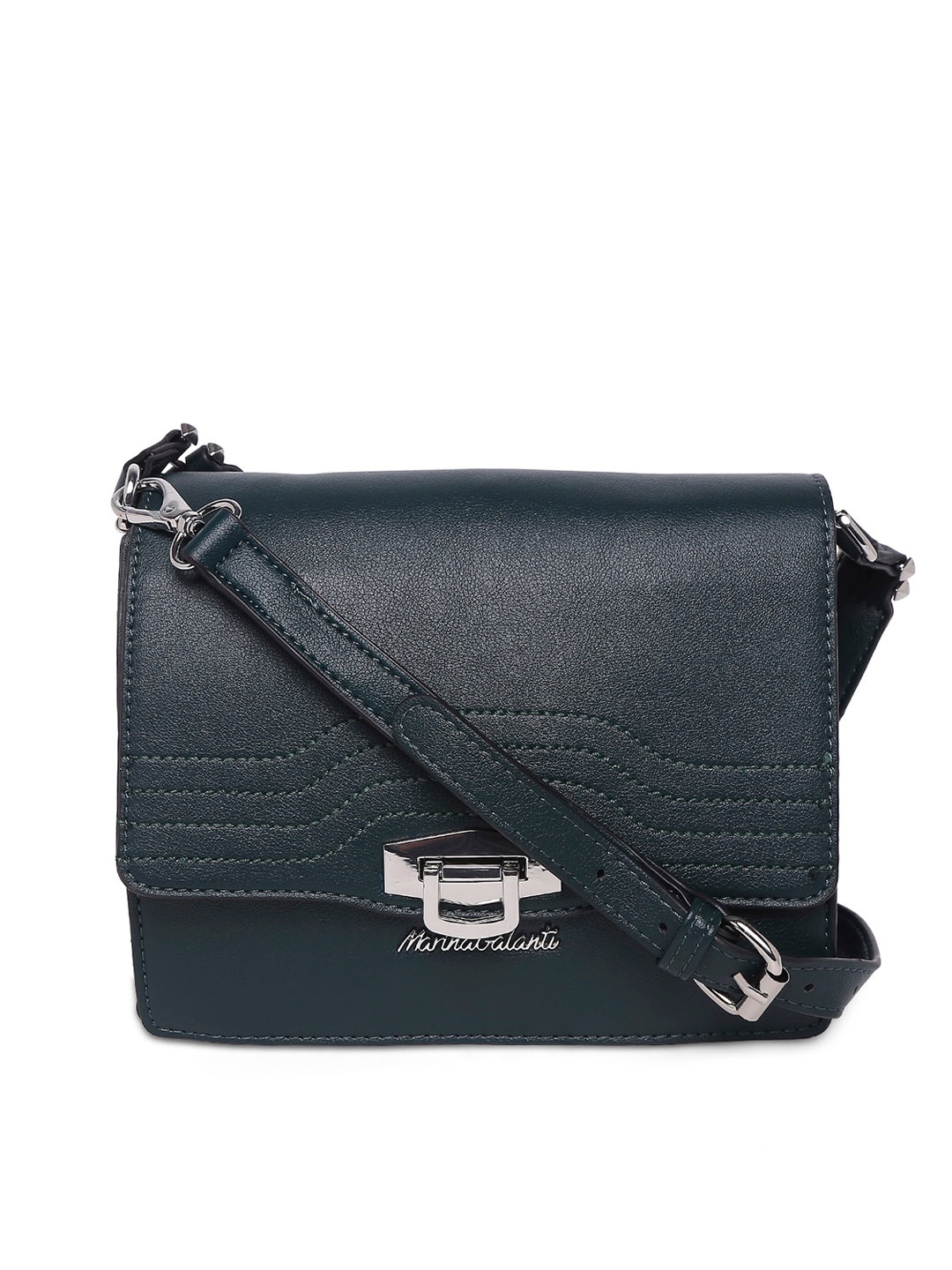 

Marina Galanti PU Structured Sling Bag, Green
