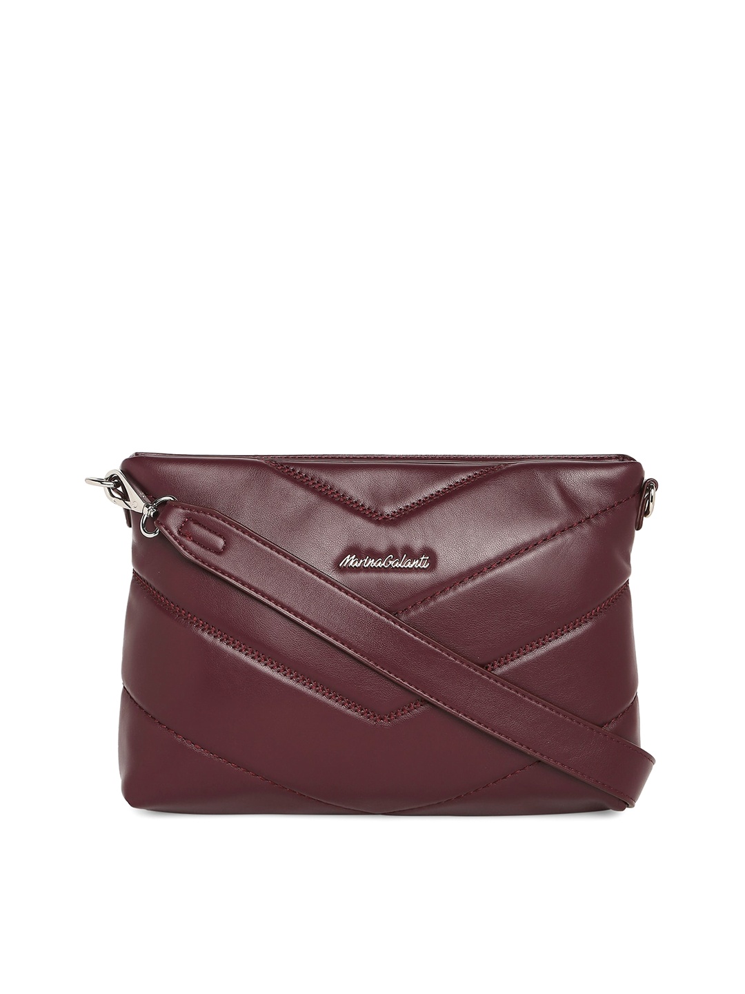 

Marina Galanti Textured Sling Bag, Brown