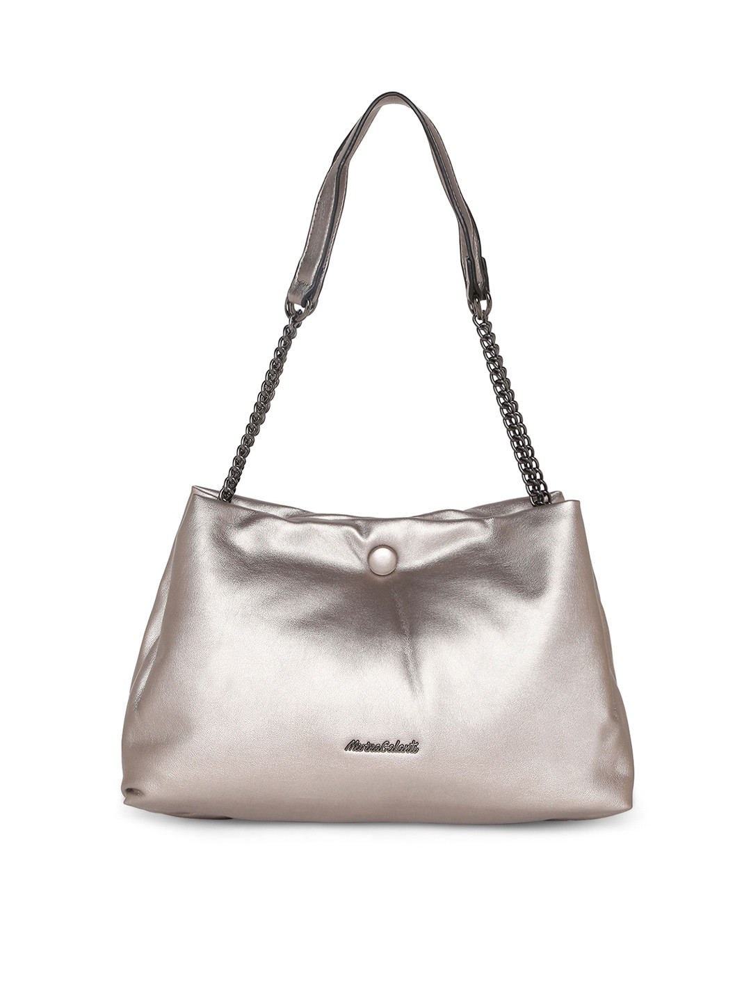 

Marina Galanti Soft PU Material Medium Size Pouch, Grey