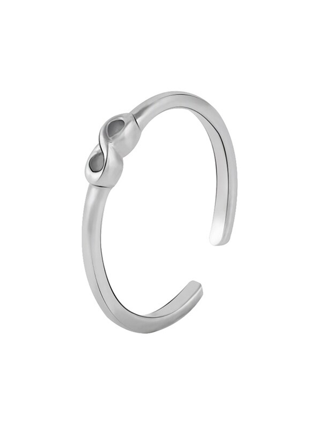 

GIVA 92.5 Sterling Silver Rhodium-Plated Adjustable Finger Ring