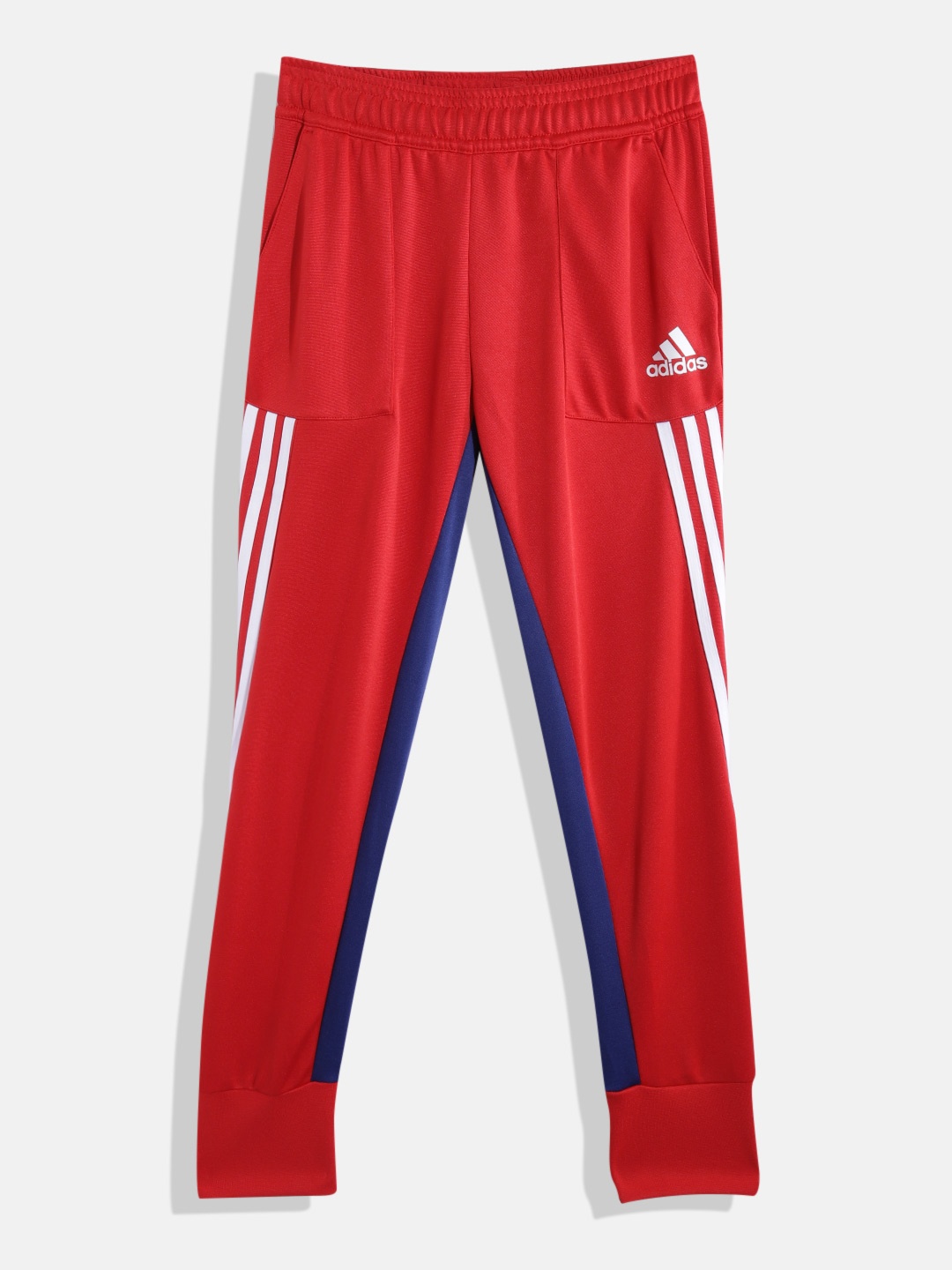 

ADIDAS Boys Colourblocked Detail B FI 3S PT Joggers, Red