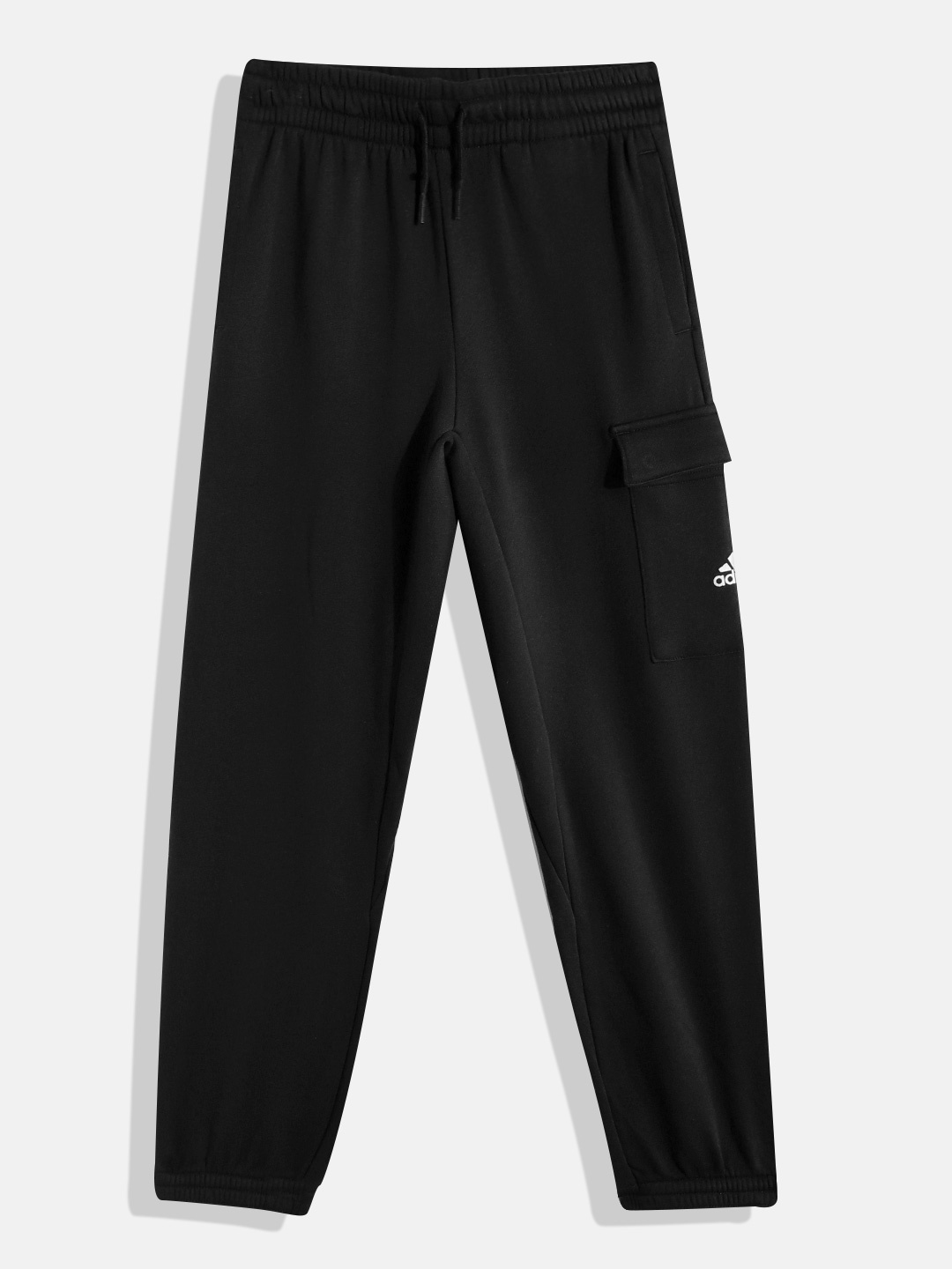 

ADIDAS Kids Mid-Rise Loose Fit Pure Cotton U D PT Joggers, Black