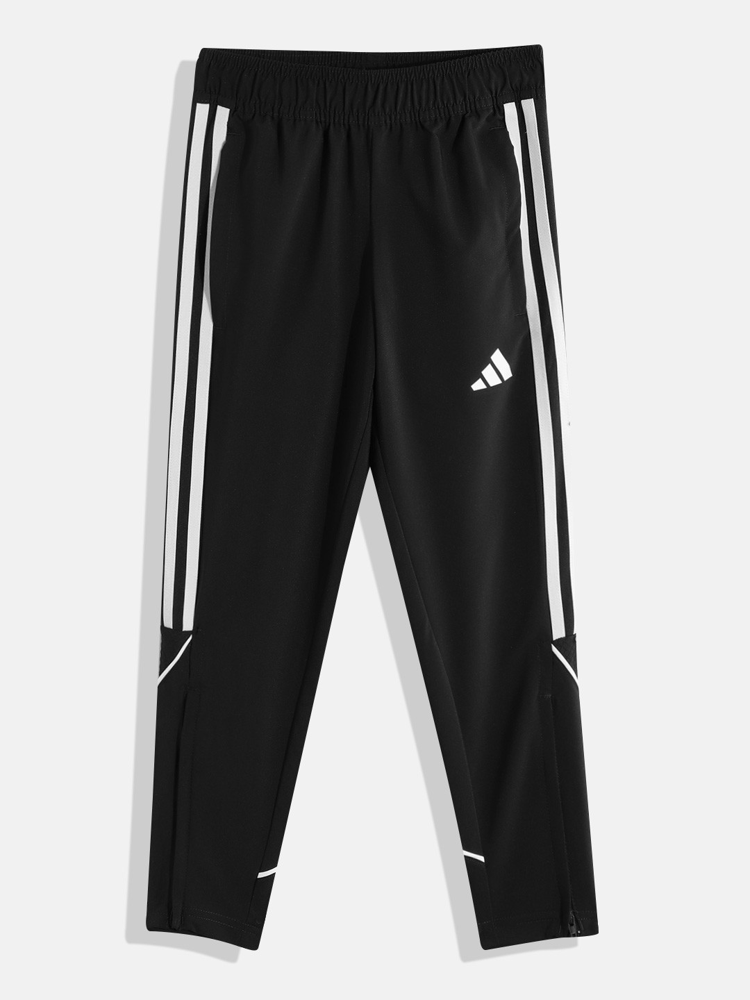 

ADIDAS Kids Aeroready TIRO23L Football Track Pants with Side Stripes, Black