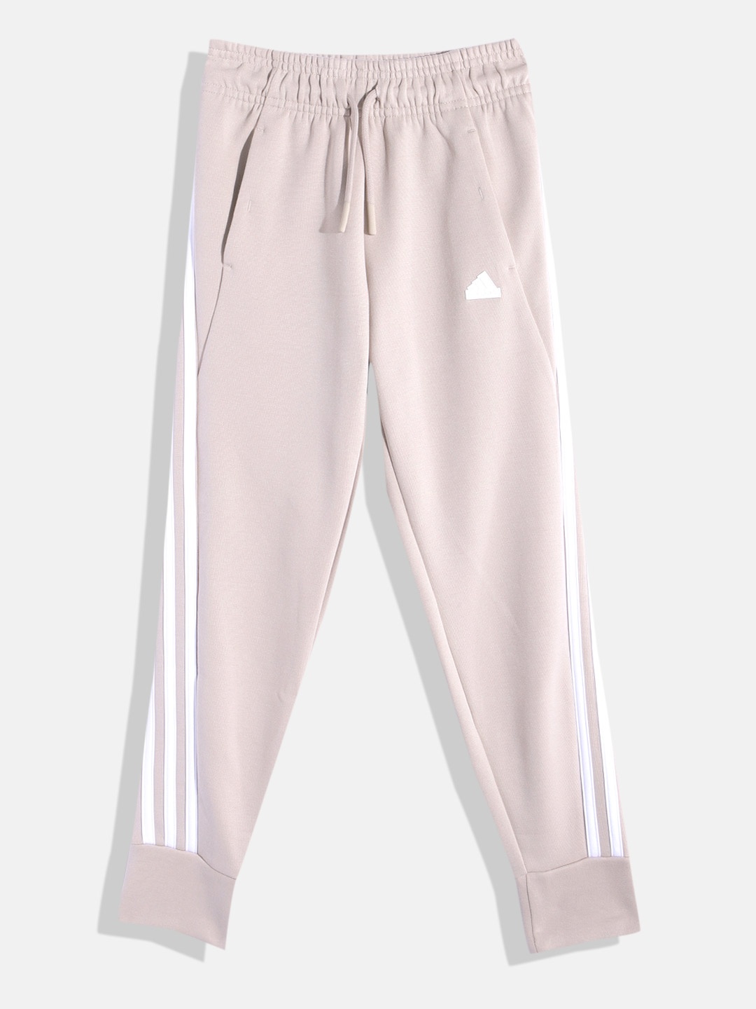 

ADIDAS Girls FI 3S Tapered Fit Joggers, Taupe