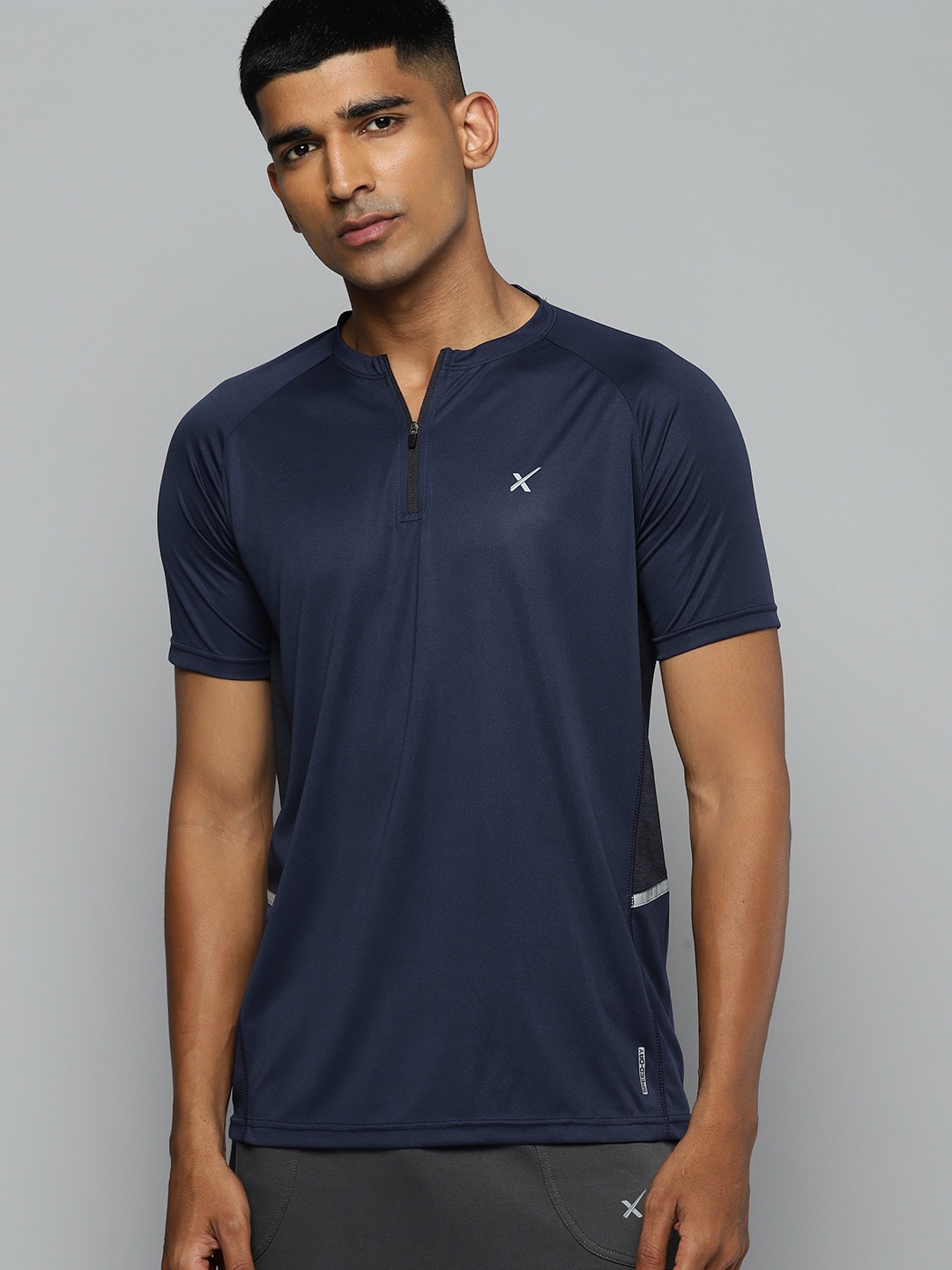 

HRX by Hrithik Roshan Typography Printed Running T-shirt, Blue