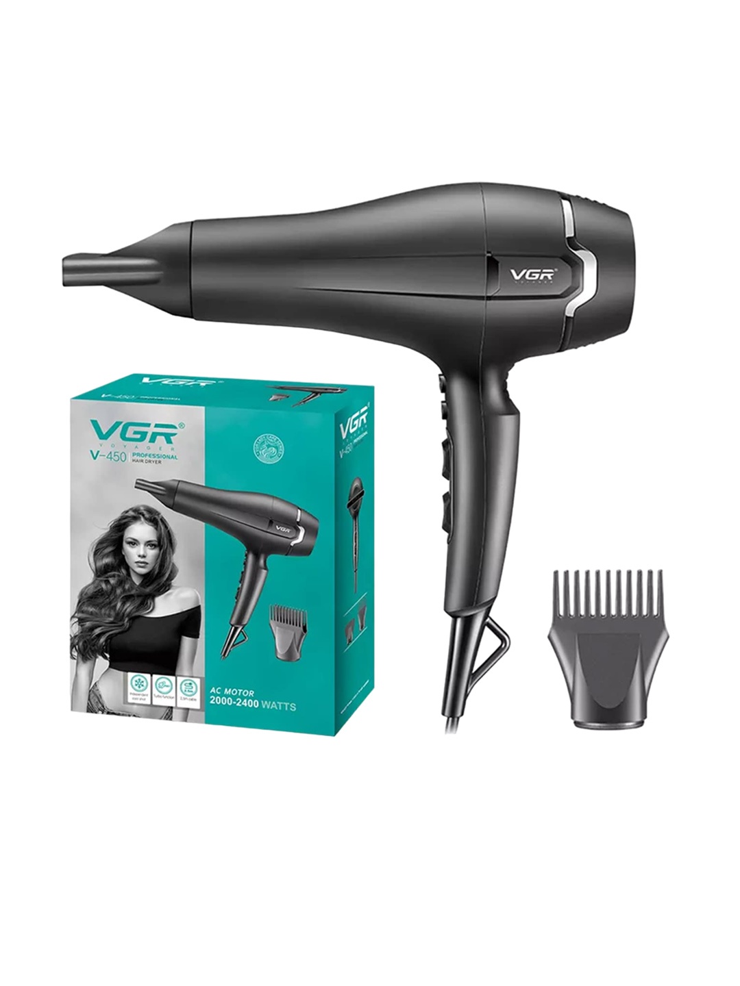 

VGR V-450 Professional Salon Series Hair Dryer - Black