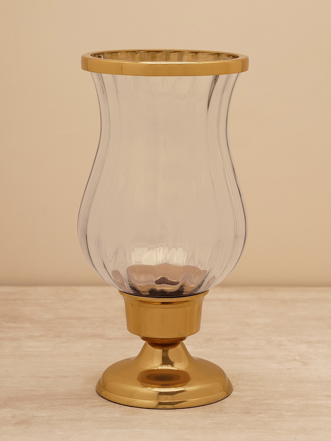 

Pure Home and Living Transparent Glass Hurricane Candle Holders