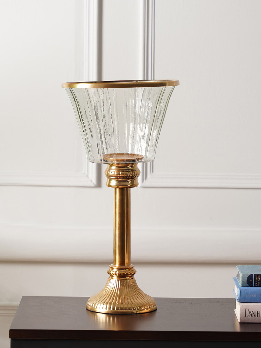 

Pure Home and Living Transparent Glass Hurricane Candle Holders