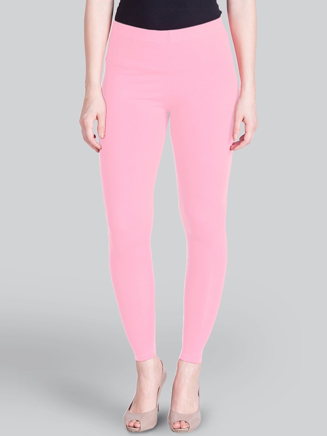 

LYRA Women 4-Way Stretch Ankle-Length Leggings, Pink