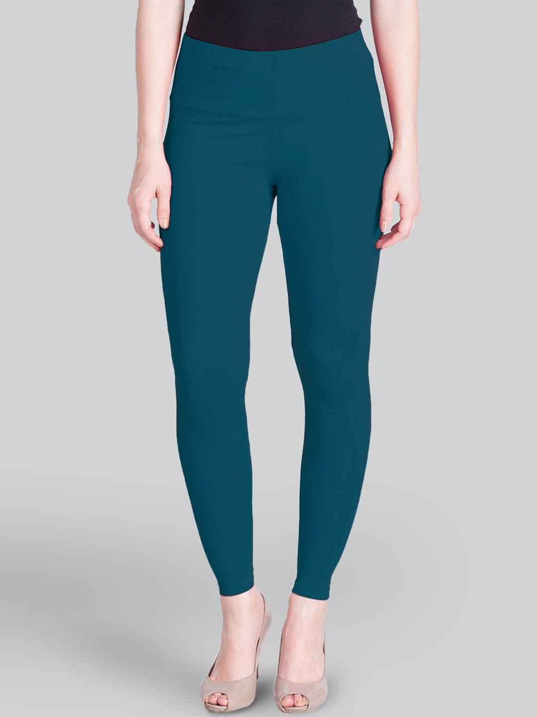 

LYRA Women 4-Way Stretch Ankle-Length Leggings, Teal