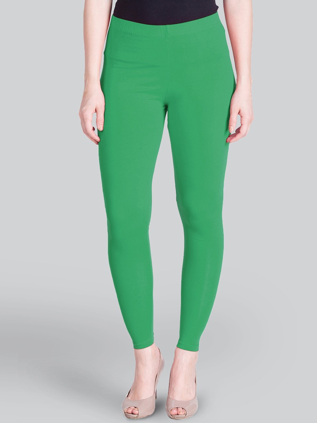 

LYRA Women 4-Way Stretch Ankle-Length Leggings, Green