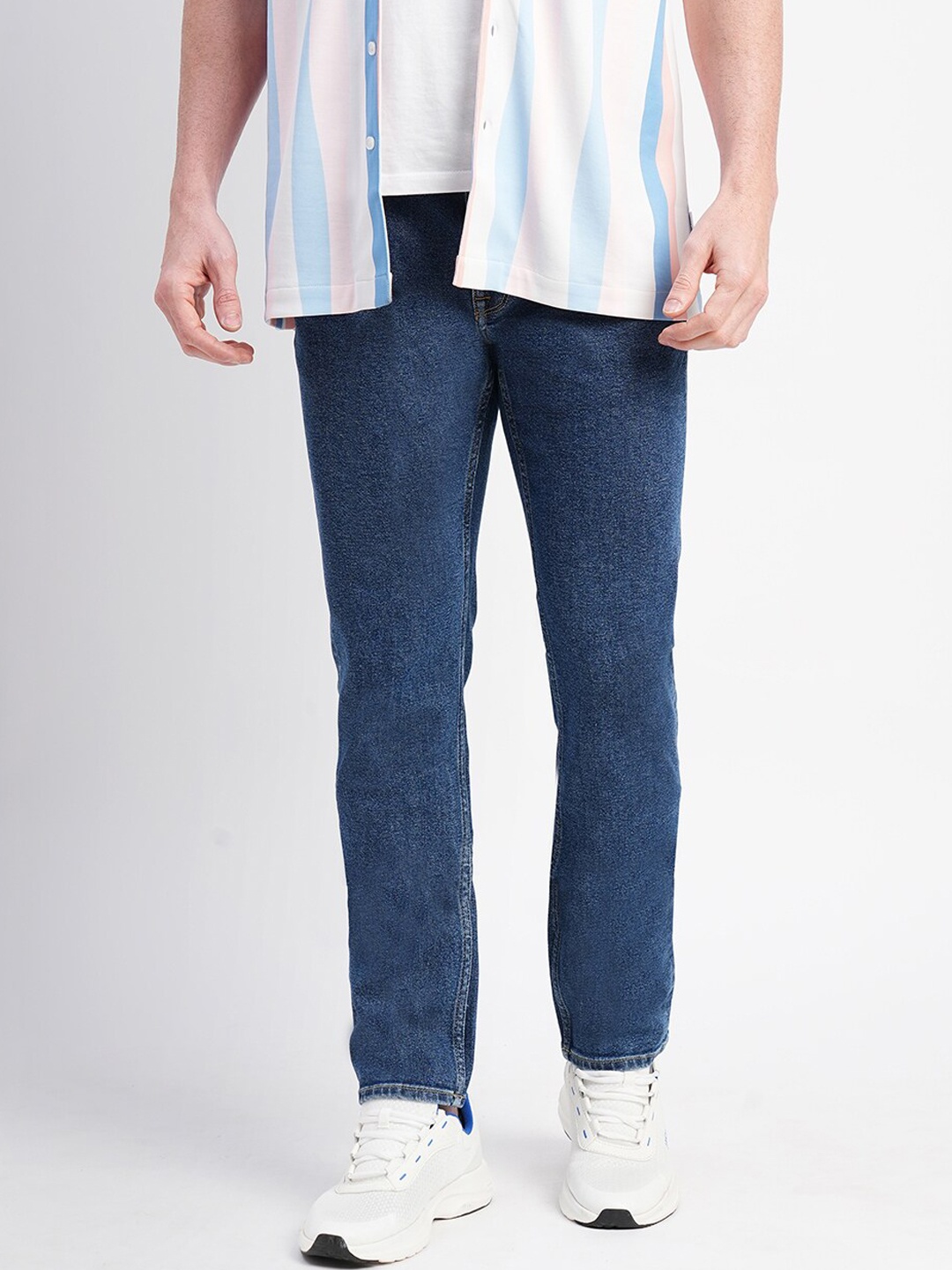 

Jack & Jones Men Clean Look Slim Fit Stretchable Cotton Jeans, Blue