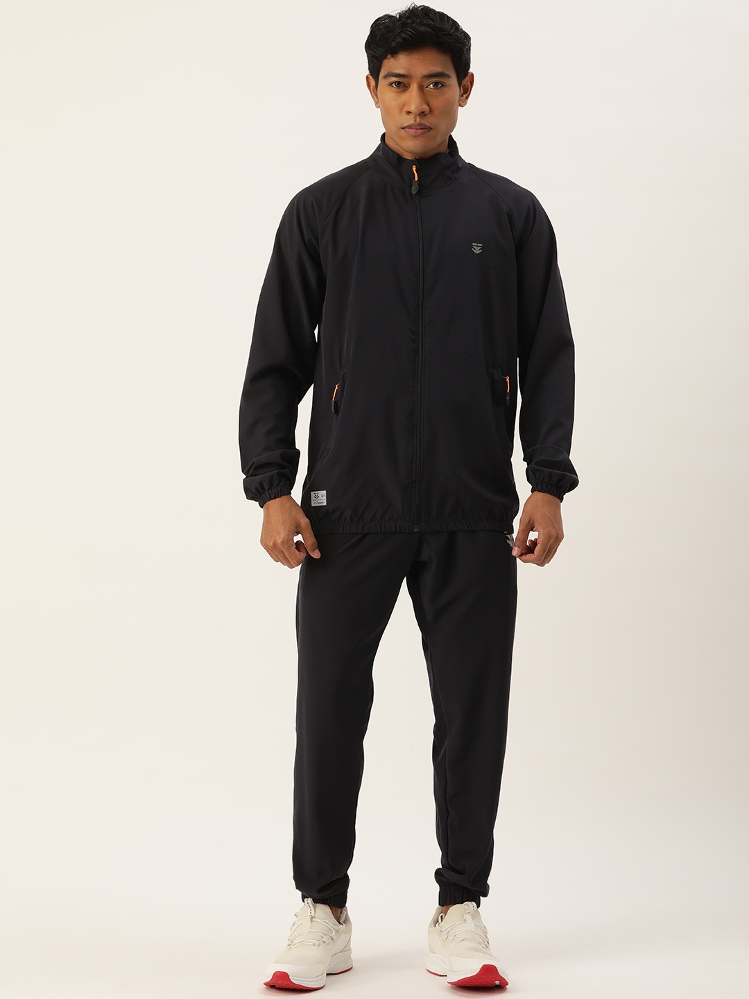

Sports52 wear Solid Mock Collar Training Tracksuit, Navy blue