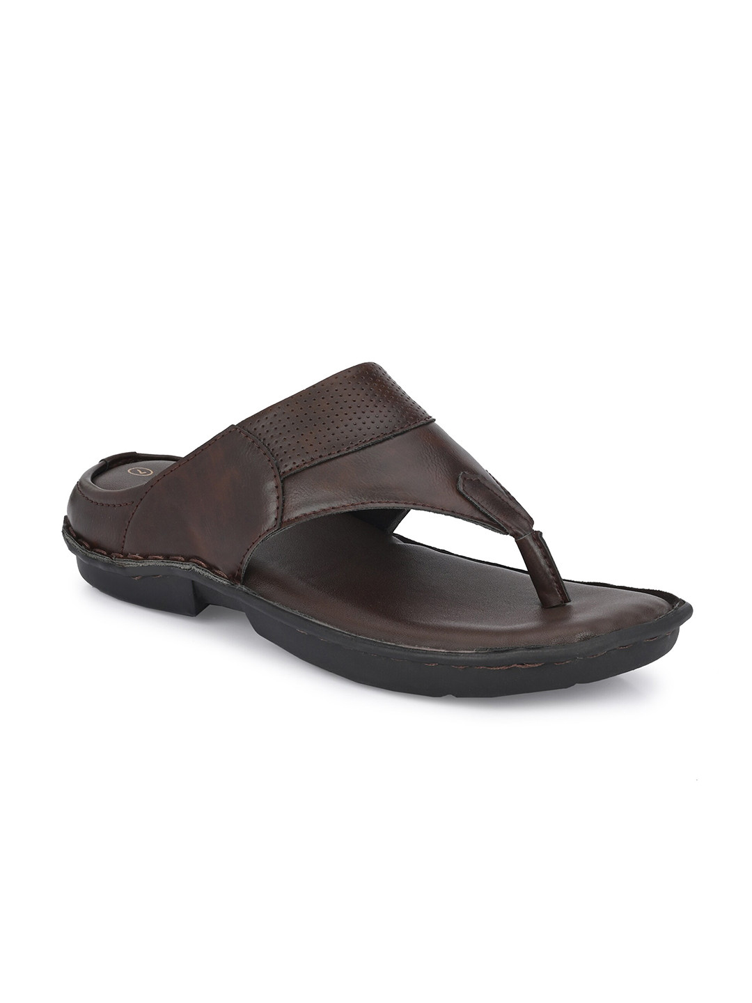 

Azzaro Black Men Open Toe Comfort Sandals, Brown
