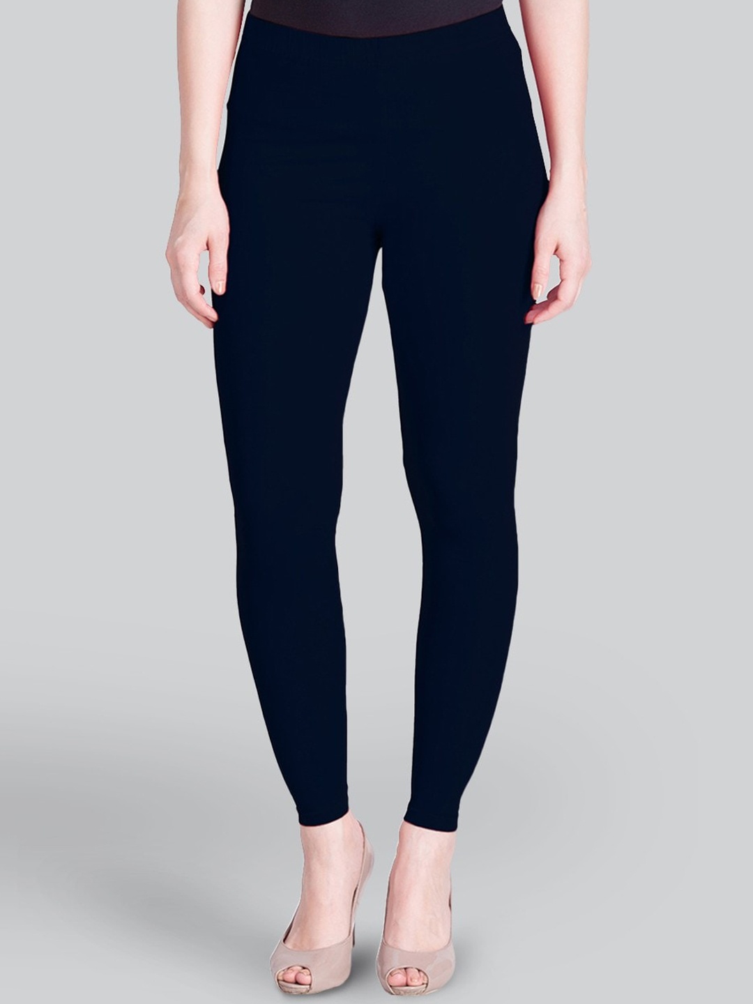 

LYRA 4-Way Stretch Ankle-Length Leggings, Navy blue