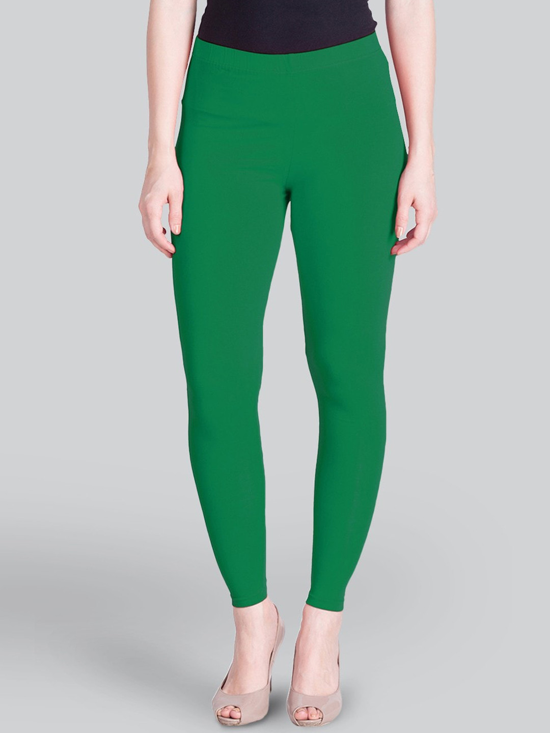 

LYRA 4-Way Stretch Ankle-Length Leggings, Green