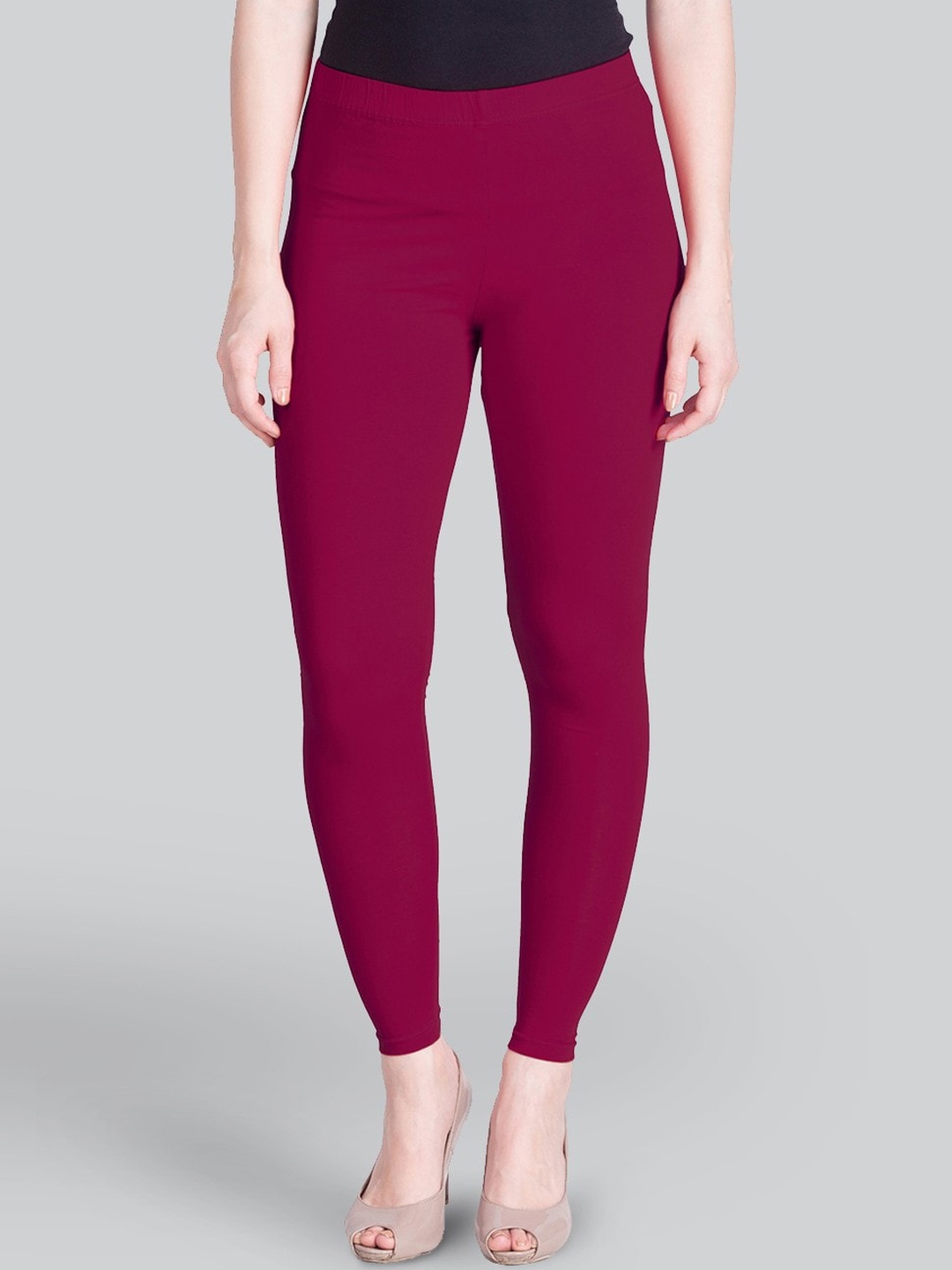 

LYRA 4-Way Stretch Ankle-Length Leggings, Pink