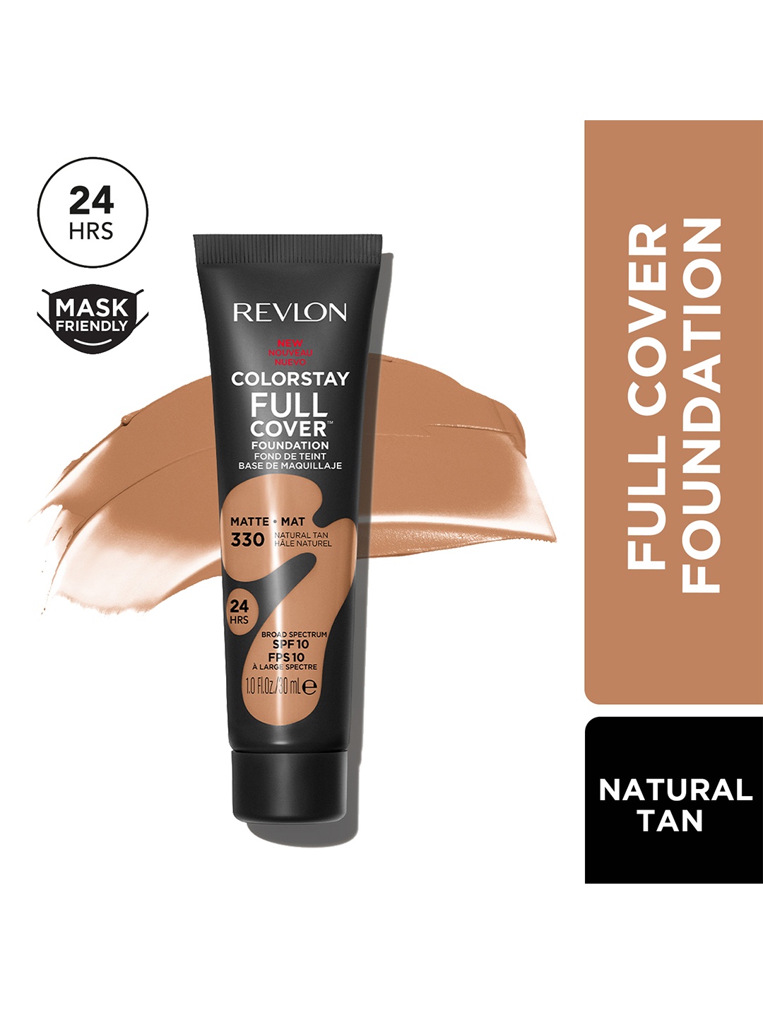 

Revlon Colorstay Full Coverage Long-Wearing Foundation 30 ml - Natural Tan, Brown